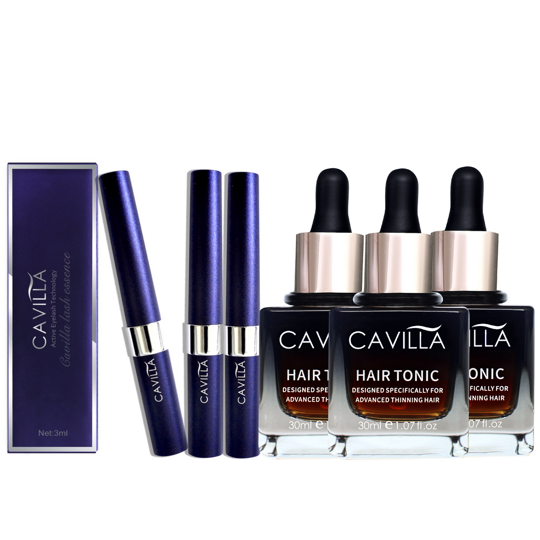 11.11 SALE BUNDLE OF 6 BOTTLES ( 3 TUBE EYELASH ESSENCE + 3 BOTTLES HAIR TONIC